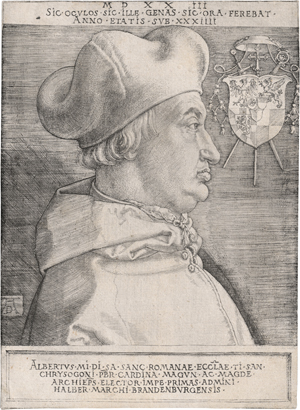Lot 5086, Auction  126, Dürer, Albrecht, Kardinal Albrecht von Brandenburg, Bischof von Mainz 