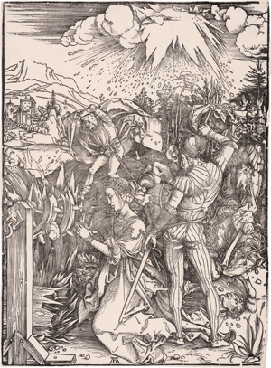 Lot 5110, Auction  126, Dürer, Albrecht, Enthauptung der hl. Katharina