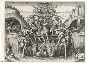 Lot 5132, Auction  126, Greuter, Matthäus, Allegorie auf den Borghesebrunnen in Rom