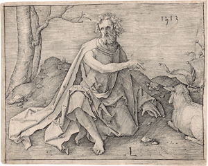 Lot 5158, Auction  126, Leyden, Lucas van, Johannes der Täufer in der Wüste