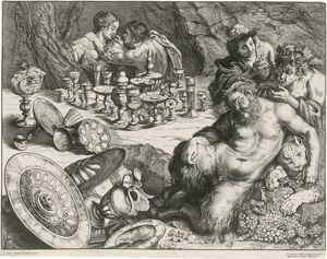 Lot 5261, Auction  126, Wyngaerde, Frans van den, Der Satyr mit den Prunkgefäßen