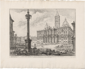 Lot 5314, Auction  126, Piranesi, Giovanni Battista, Veduta della Basilica di Sta Maria Maggiore