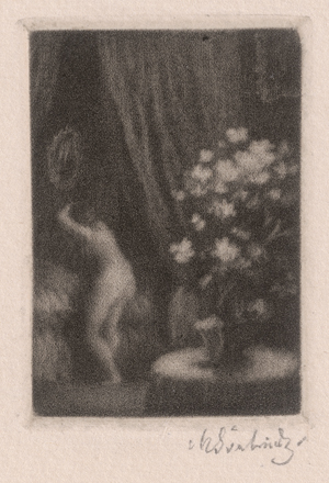 Lot 5464, Auction  126, Švabinský, Max, Weiße Kamelien (kleines Hochformat); Weiße Kamelien (kleines Querformat)