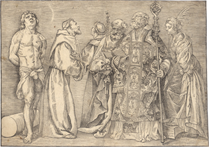 Lot 5503, Auction  126, Boldrini, Niccolò, Die sechs Heiligen 