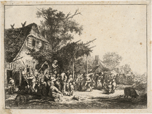 Lot 5644, Auction  126, Ostade, Adriaen van, Der Tanz unter der Laube