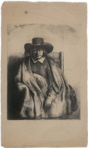 Lot 5681, Auction  126, Rembrandt Harmensz. van Rijn, Bildnis Clement de Jonge, Kupferstichverleger