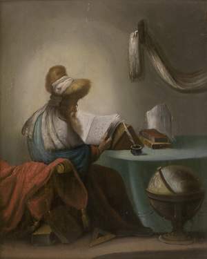 Lot 6002, Auction  126, Bramer, Leonhard - Nachfolge, Gelehrter in orientalischem Kostüm im Studiolo