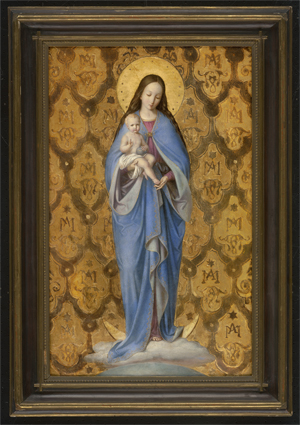 Los 6076 - Ittenbach, Franz - zugeschrieben - Mondsichelmadonna mit Kind - 1 - thumb