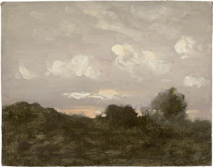Lot 6100, Auction  126, Gille, Christian Friedrich, Wolken bei untergehender Sonne