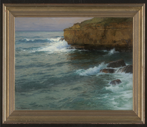 Los 6132 - Boehme, Karl Theodor - Brandung an der Küste - 1 - thumb