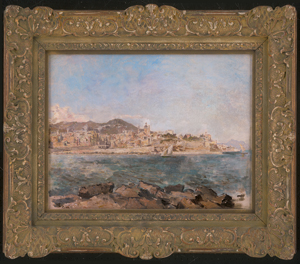 Los 6136 - Effenberger, Hermann - Blick auf eine italienische Küstenstadt - 1 - thumb