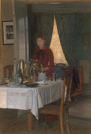 Lot 6159, Auction  126, Vermehren, Gustav, Ved Kaffen