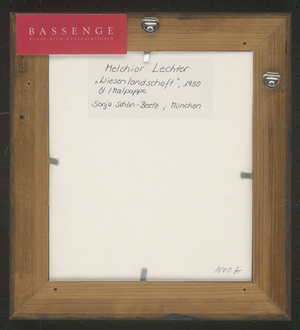 Los 6189 - Lechter, Melchior - "Wiesenlandschaft": Rote Wolken - 2 - thumb