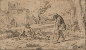 Lot 6518, Auction  126, Sieneser Schule, 16. Jh. Der verlorene Sohn