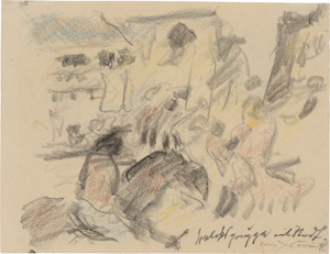 Lot 7034, Auction  126, Corinth, Lovis, Volksgruppe mit Stadt