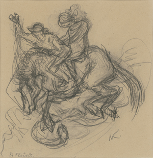 Lot 7098, Auction  126, Kubin, Alfred, Die Flucht; Ohne Titel