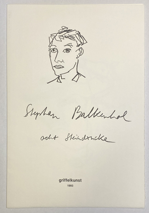 Los 8016 - Balkenhol, Stephan - Acht Steindrucke - 8 - thumb