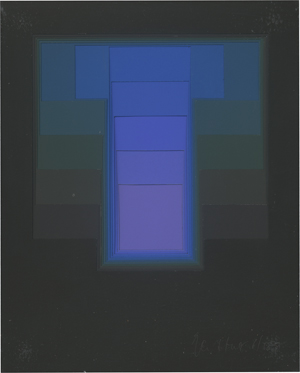Lot 8112, Auction  126, Gerstner, Karl, Color Sound Blue II