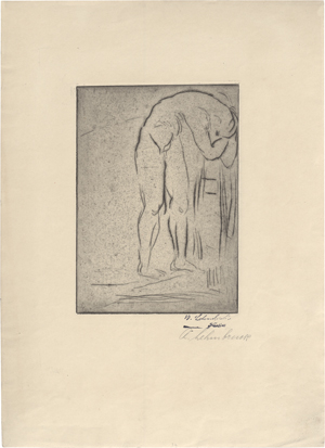 Los 8159 - Lehmbruck, Wilhelm - Mann mit Stab - 0 - thumb