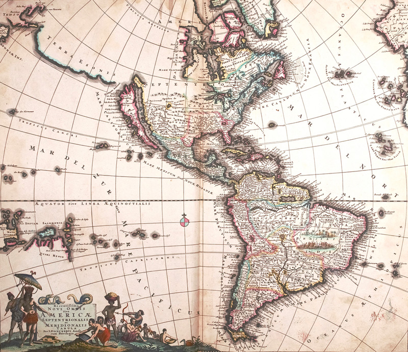 Lot 26, Auction 126, Danckerts, Justus, Recentissima novi orbis sive Americae