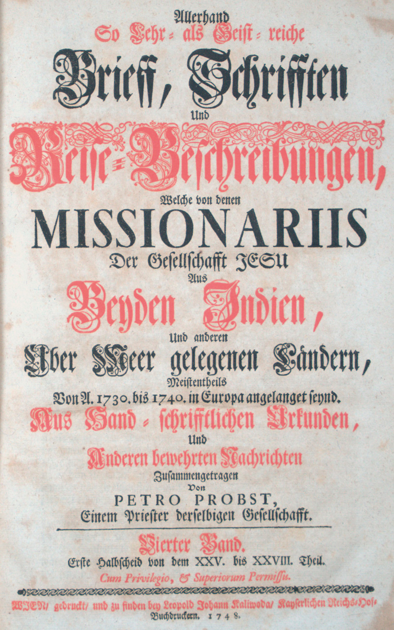 Lot 34, Auction 126, Allerhand so lehr- als geistreiche Brief, Schriften, und Reise-Beschreibungen