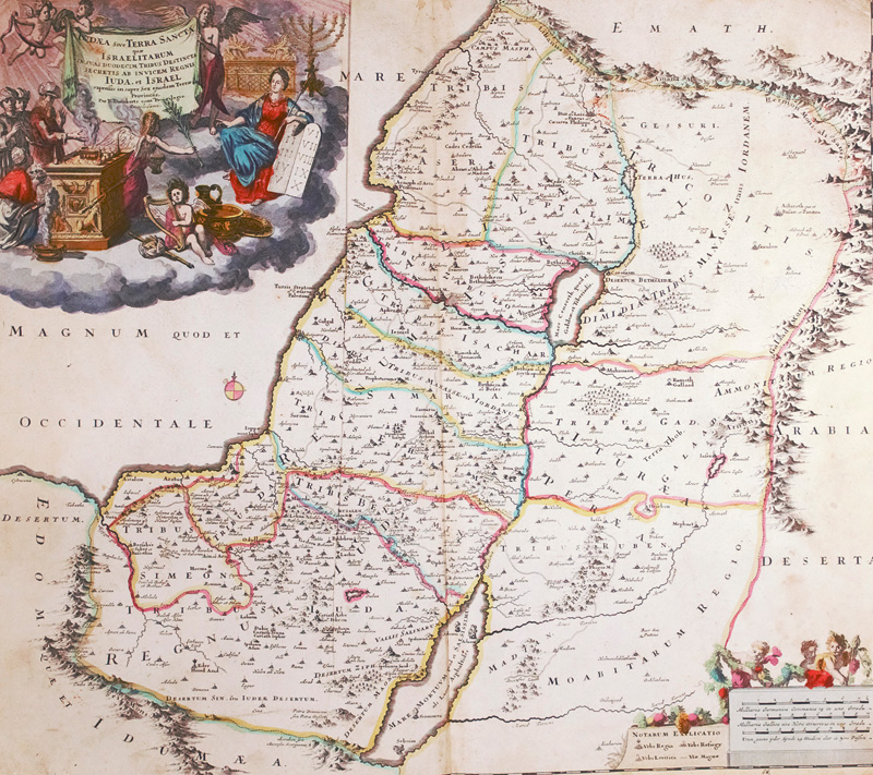Lot 43, Auction 126, Danckerts, Justus, Iudea sive terra sancta quae Israelitarum