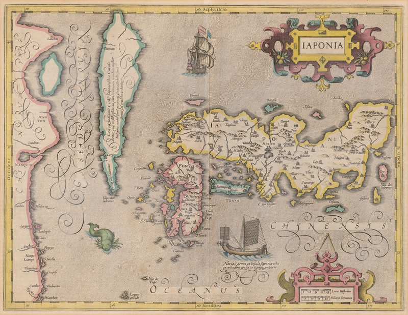 Lot 53, Auction 126, Mercator, Gerhard, Japonia. Kupferkarte. Um 1611