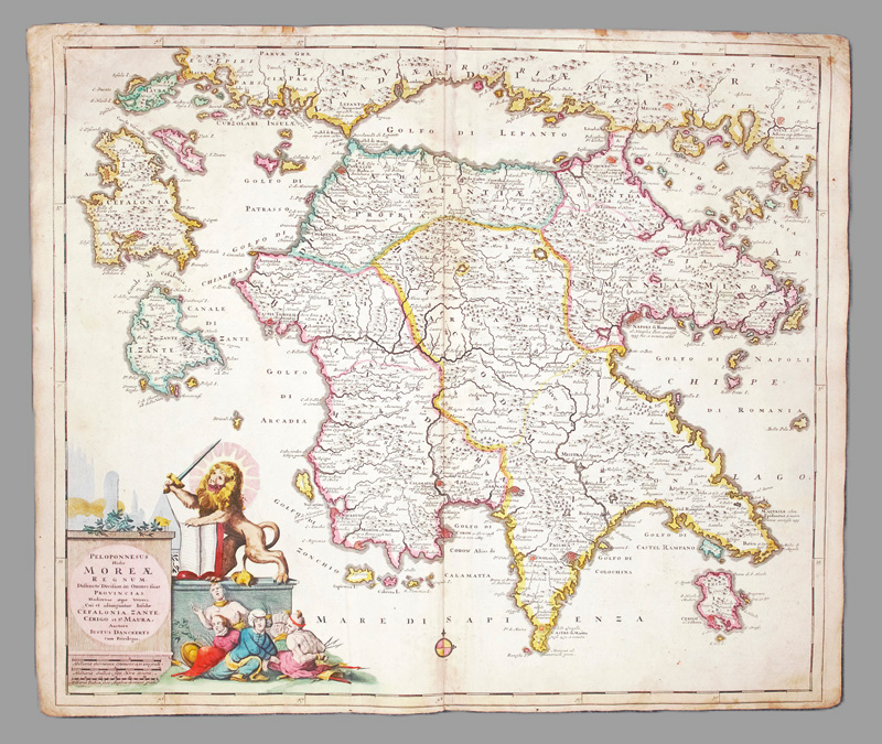 Lot 94, Auction 126, Danckerts, Justus, Sammlung von 54 grenzkolorierten Kupferstichkarten