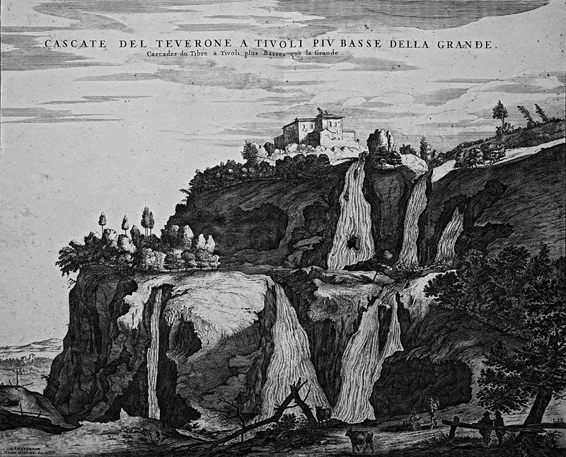 Lot 107, Auction 126, Italien, Drei Radierungen mit Ansichten von Tivoli