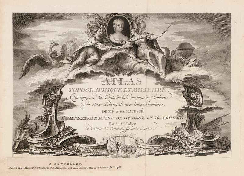 Lot 113, Auction 126, Julien, Roch-Joseph, Atlas topographique et militaire