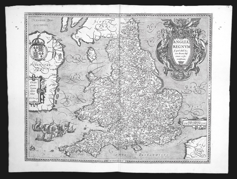 Lot 135, Auction 126, Ortelius, Abraham, Anglia regnum