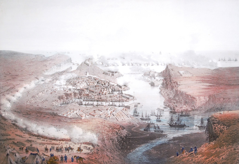 Lot 162, Auction  126, Ukraine, Bombardement de Sébastopol