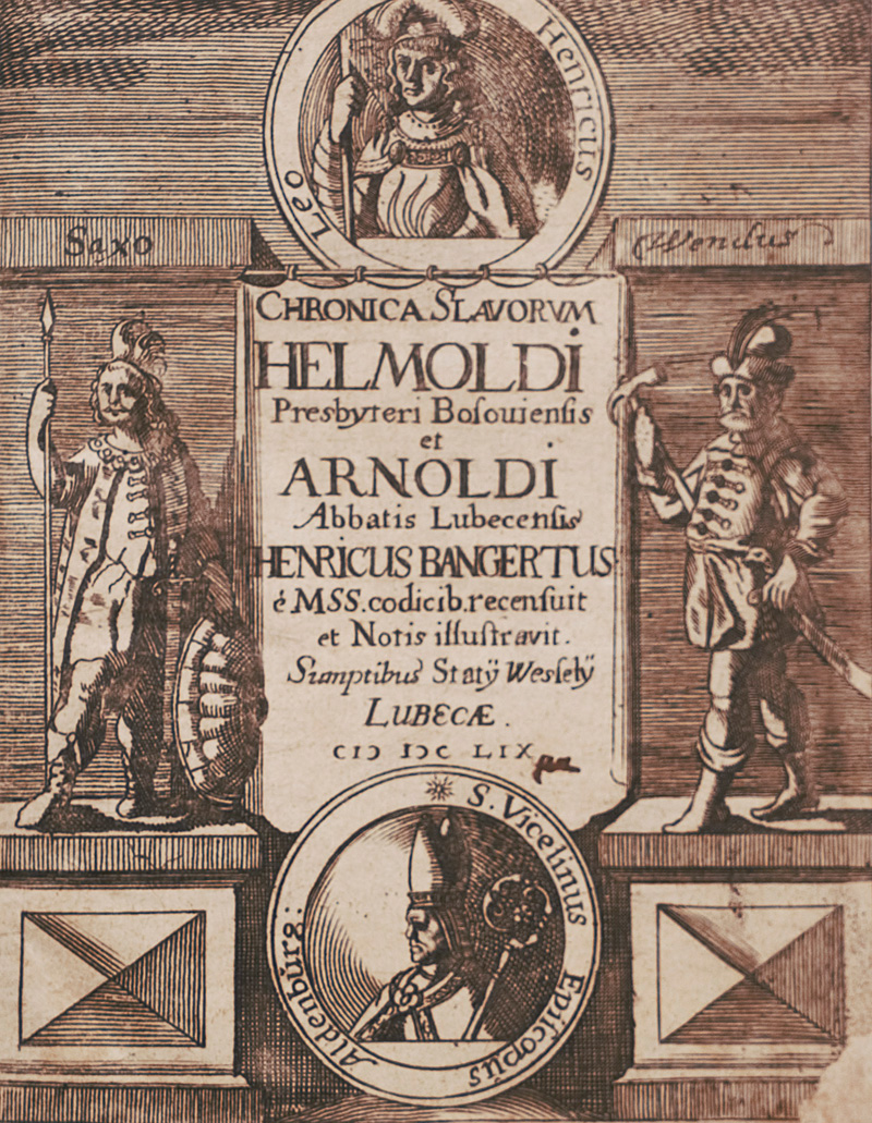 Lot 181, Auction 126, Helmold von Bosau und Arnold von Lübeck, Chronica Slavorum