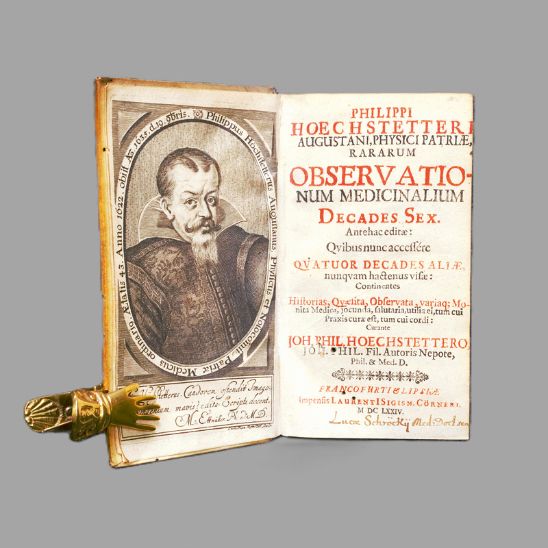 Lot 307, Auction 126, Höchstetter, Philipp, Rararum observationum medicinalium decades sex