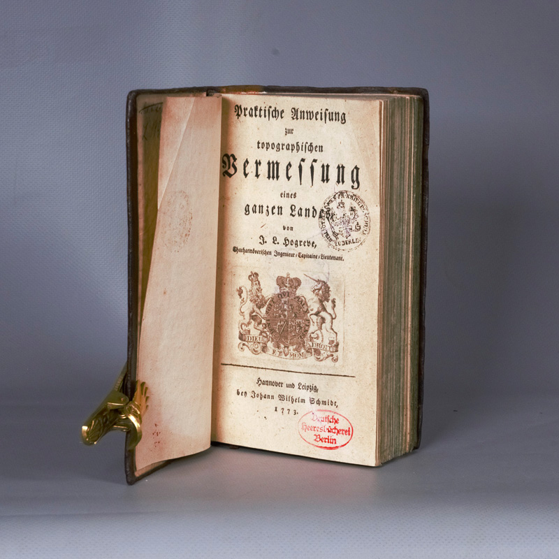 Lot 337, Auction 126, Hogrewe, Johann Ludwig, Praktische Anweisung zur topographischen Vermessung eines ganzen Landes