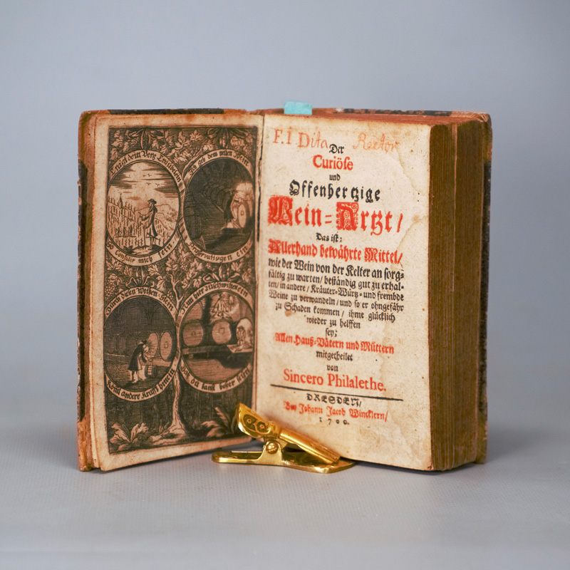 Lot 394, Auction 126, Knohll, Johann Paul, Der curiöse und offenhertzige Wein-Artzt