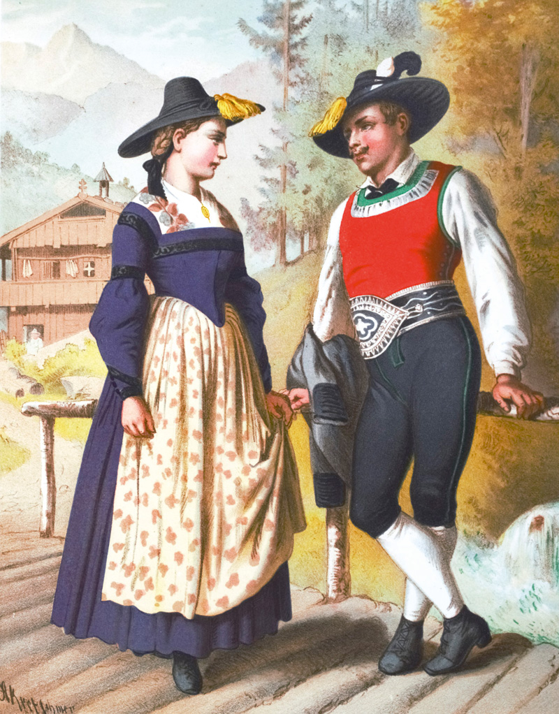 Lot 447, Auction 126, Kretschmer, Albert, Deutsche Volkstrachten