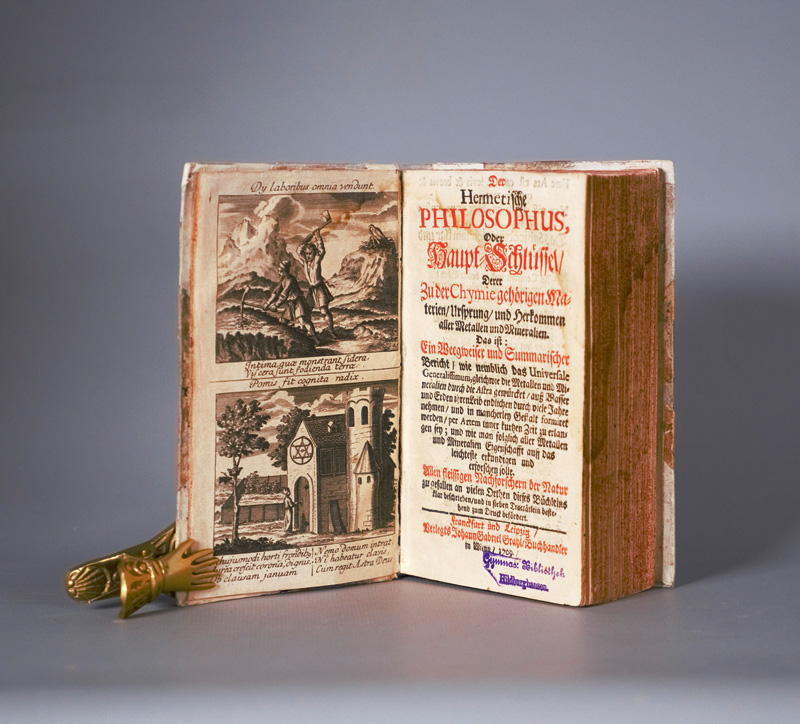 Lot 472, Auction 126, Hermetische Philosophus,, Oder Haupt-Schlüssel derer zu der Chymie gehörigen Materien + Basilius Valentinus