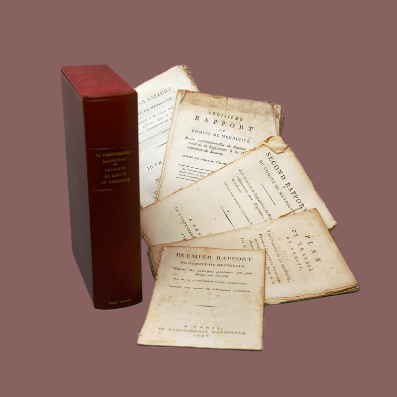 Lot 499, Auction 126, La Rochefoucauld-Liancourt, F. A. F., Plan de travail du comité