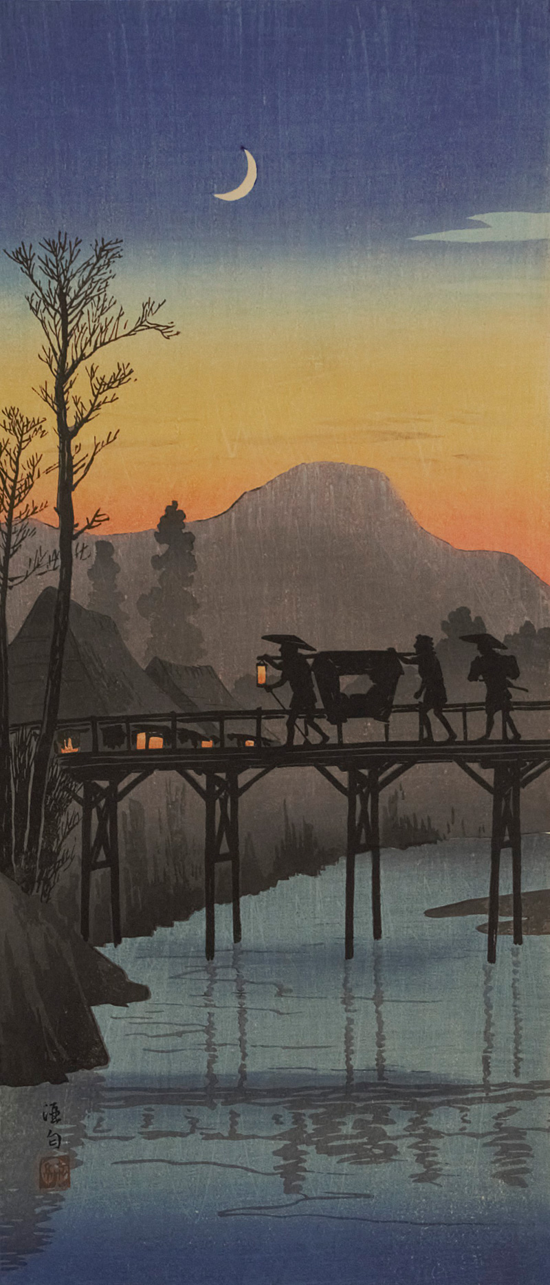 Lot 671, Auction 126, Shotei, Watanabe, Ôume Kaidô