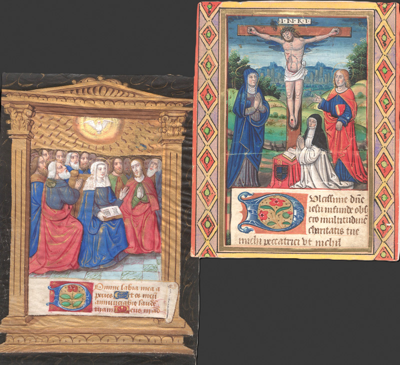Lot 1010, Auction  126, Kreuzigung Christi, Miniatur aus einem spätmittelalterlichen Livre d'heures