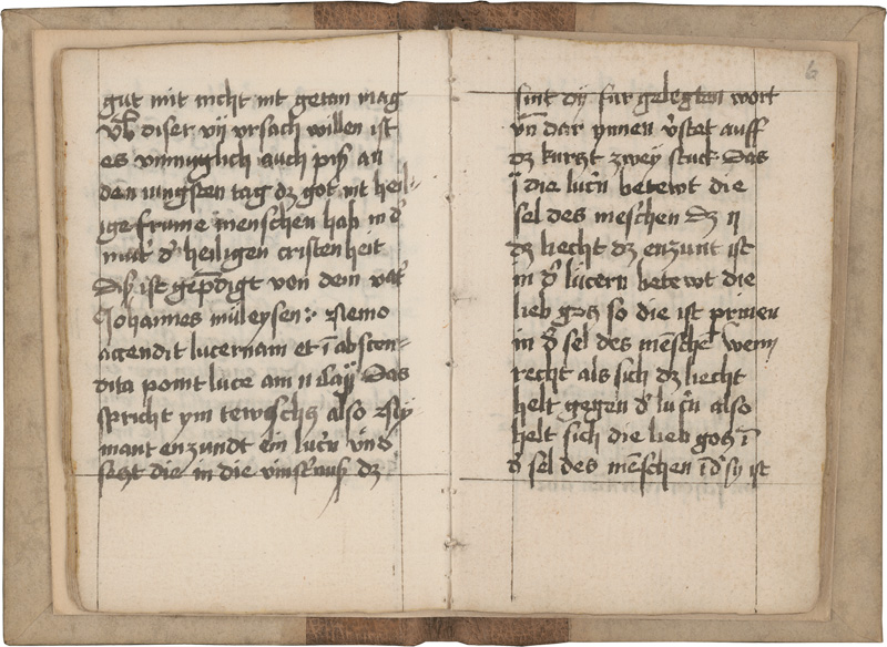Lot 1016, Auction  126, Muleysen, Johannes, Nürnberger Predigten, Fragment einer Handschrift aus dem Dominikanerinnenkloster St. Katharina in Nürnberg