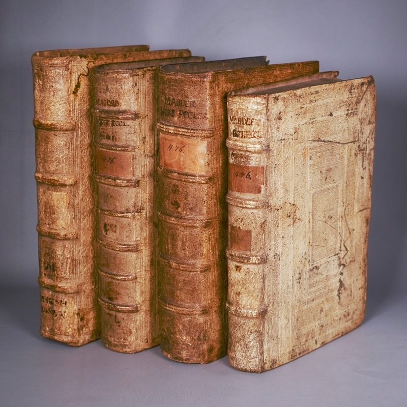 Lot 1134, Auction 126, Flacius, Matthias, Ecclesiastica historia. 6 Teile (I-IV, XII und XIII)