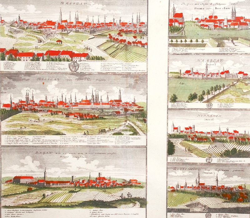 Lot 1139, Auction 126, Homann, Johann Baptist, Scenographia Urbium Silesiae Tabula II.