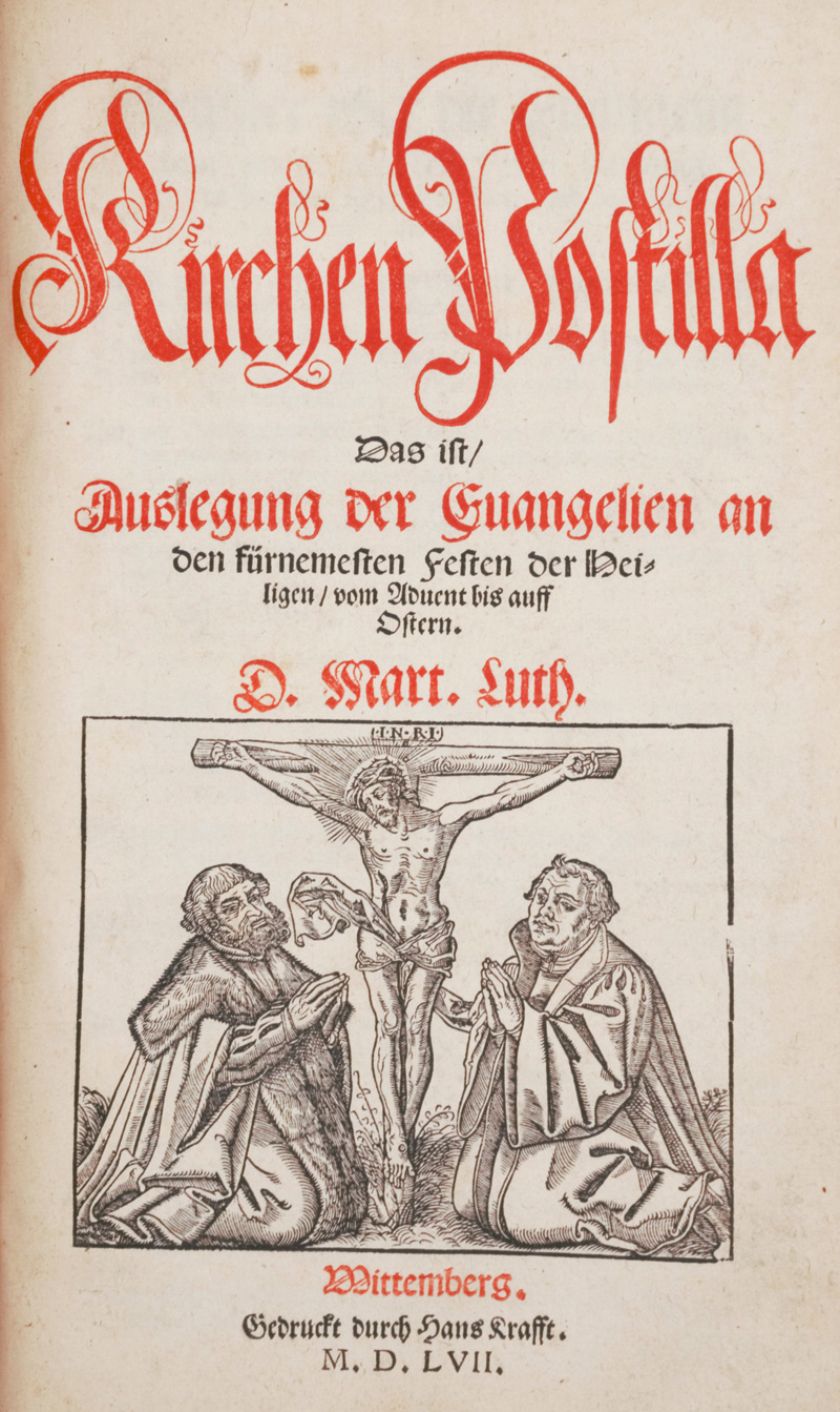 Lot 1156, Auction 126, Luther, Martin, Kirchen Postilla
