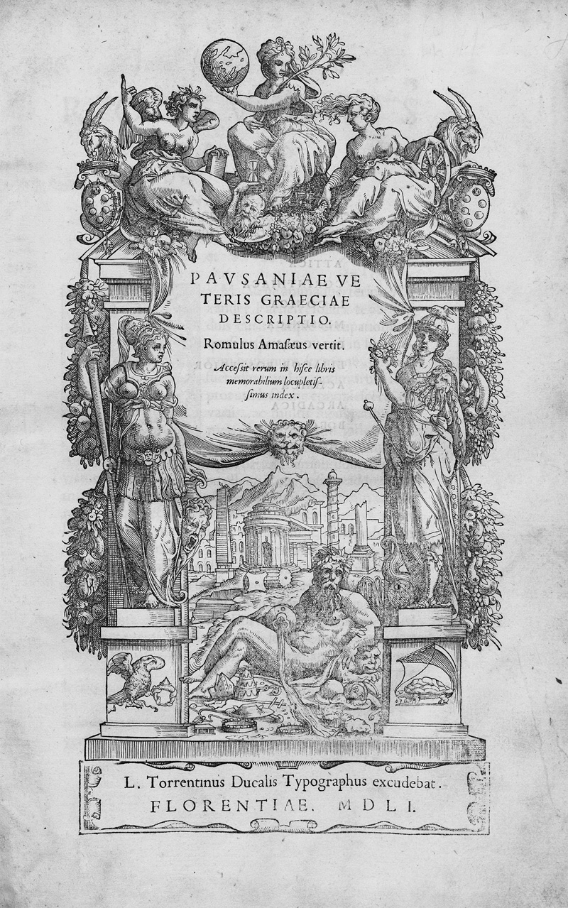 Lot 1173, Auction  126, Pausanias, Veteris Graeciae descriptio. Florenz, L. Torrentin, 1551 