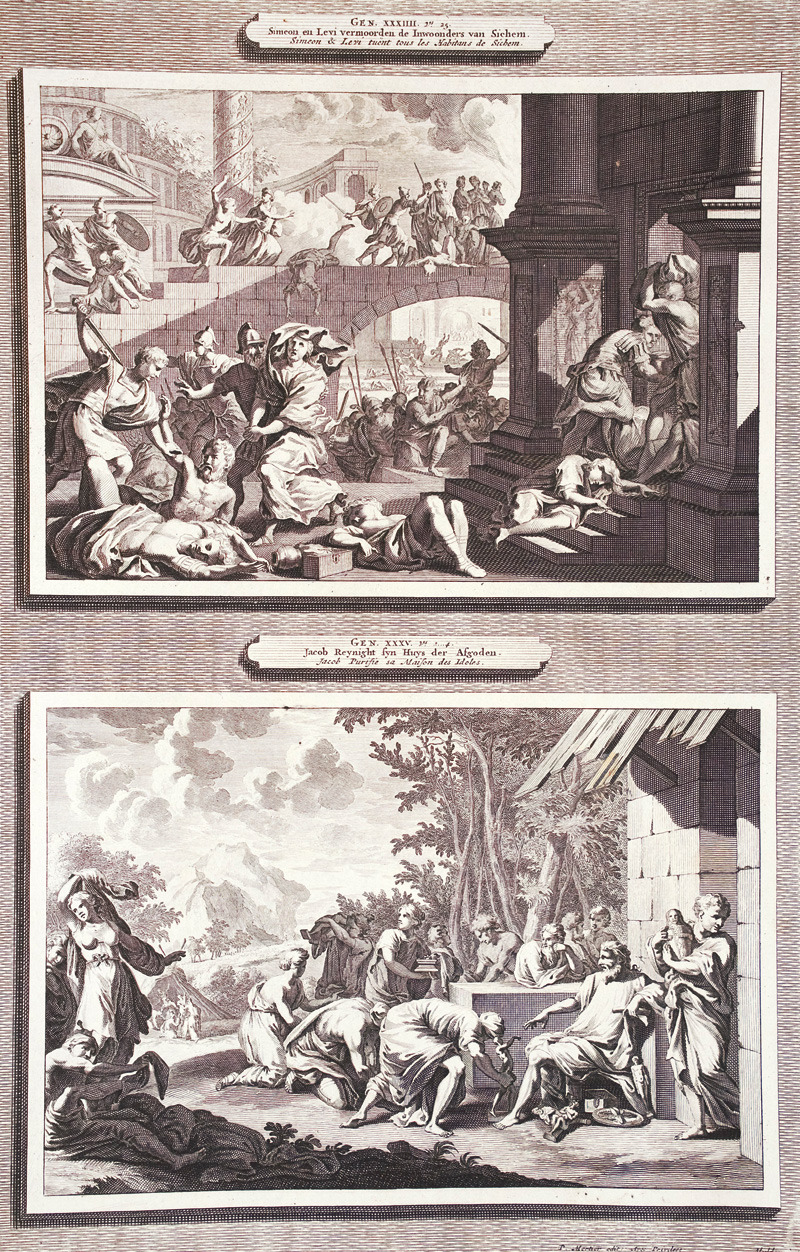 Lot 1254, Auction 126, Mortier, Pierre, Histoire du vieux et du nouveau testament. Daraus 25 Kupfertafeln mit jeweils 2 Abbildungen