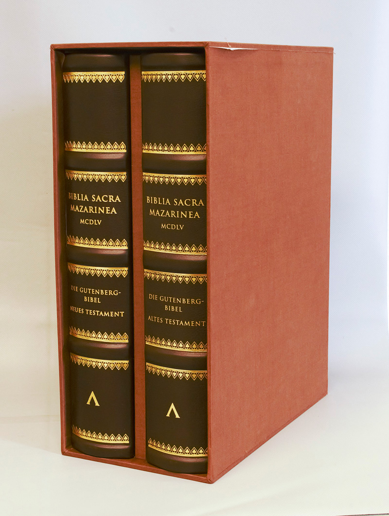 Lot 1280, Auction 126, Biblia Sacra Mazarinea, Faksimile der Gutenberg-Bibel aus der Mazarin-Bibliothek