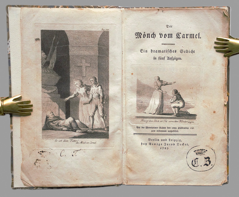 Lot 2016, Auction  126, Dalberg, Wolfgang Heribert von, Der Mönch vom Carmel