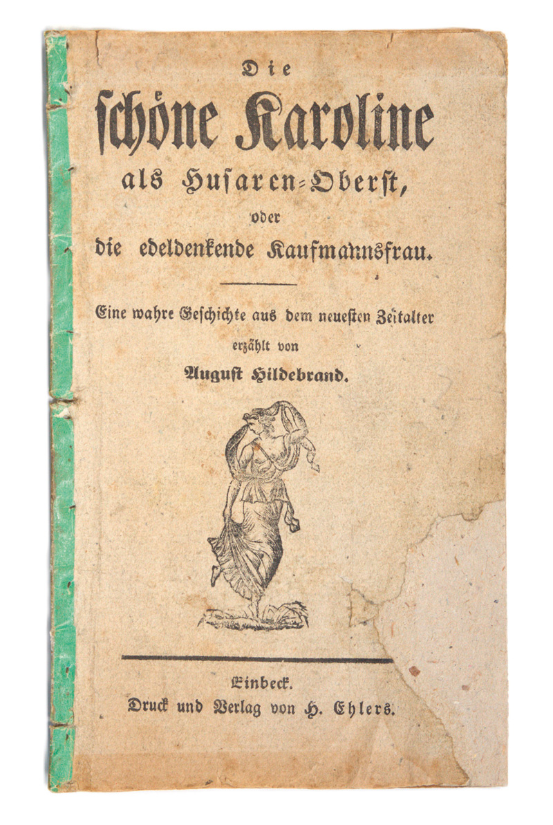 Lot 2051, Auction 126, Hildebrand, August, Die schöne Karoline als Husaren-Oberst (Kolportageheft)